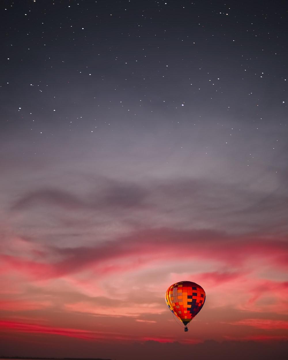 1000x1250 flying multicolored hot air balloon photo