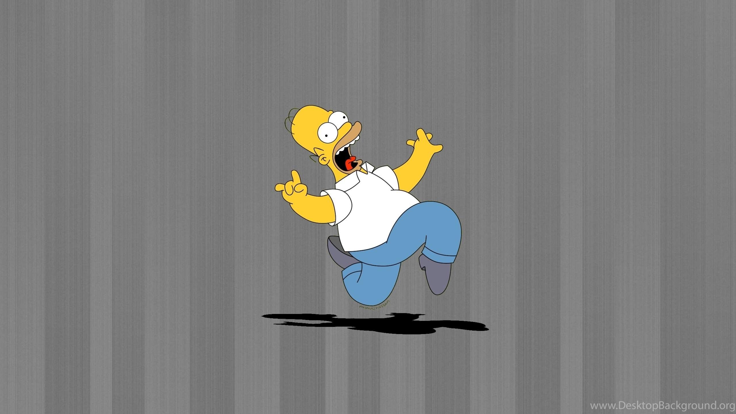 2560x1440 Tehnology Simpson Homer Apple Music Wallpaper Desktop Background