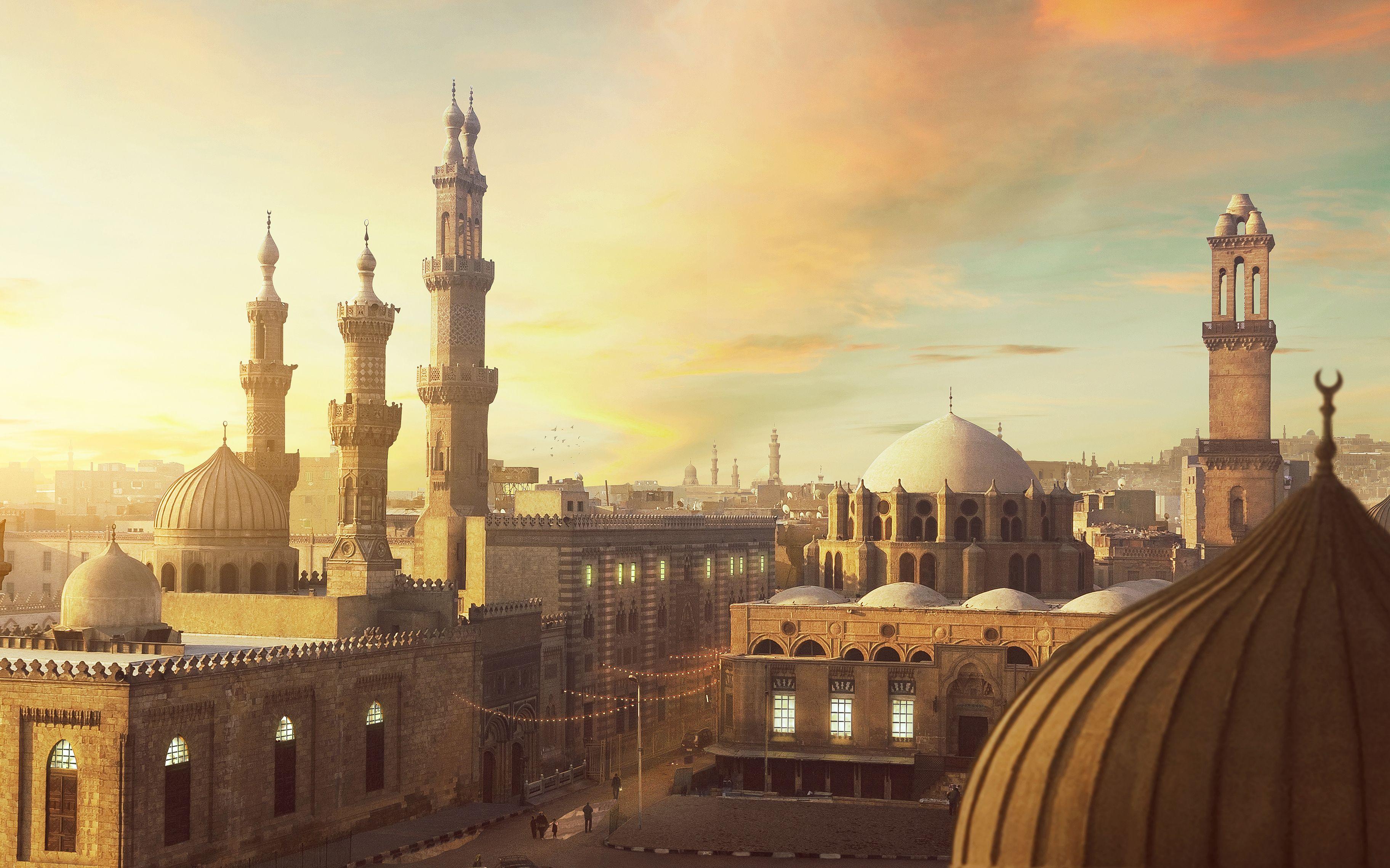 3648x2280 Egypt Ramadan 4K. Background HD wallpaper, Wallpaper desktop background, Cityscape wallpaper