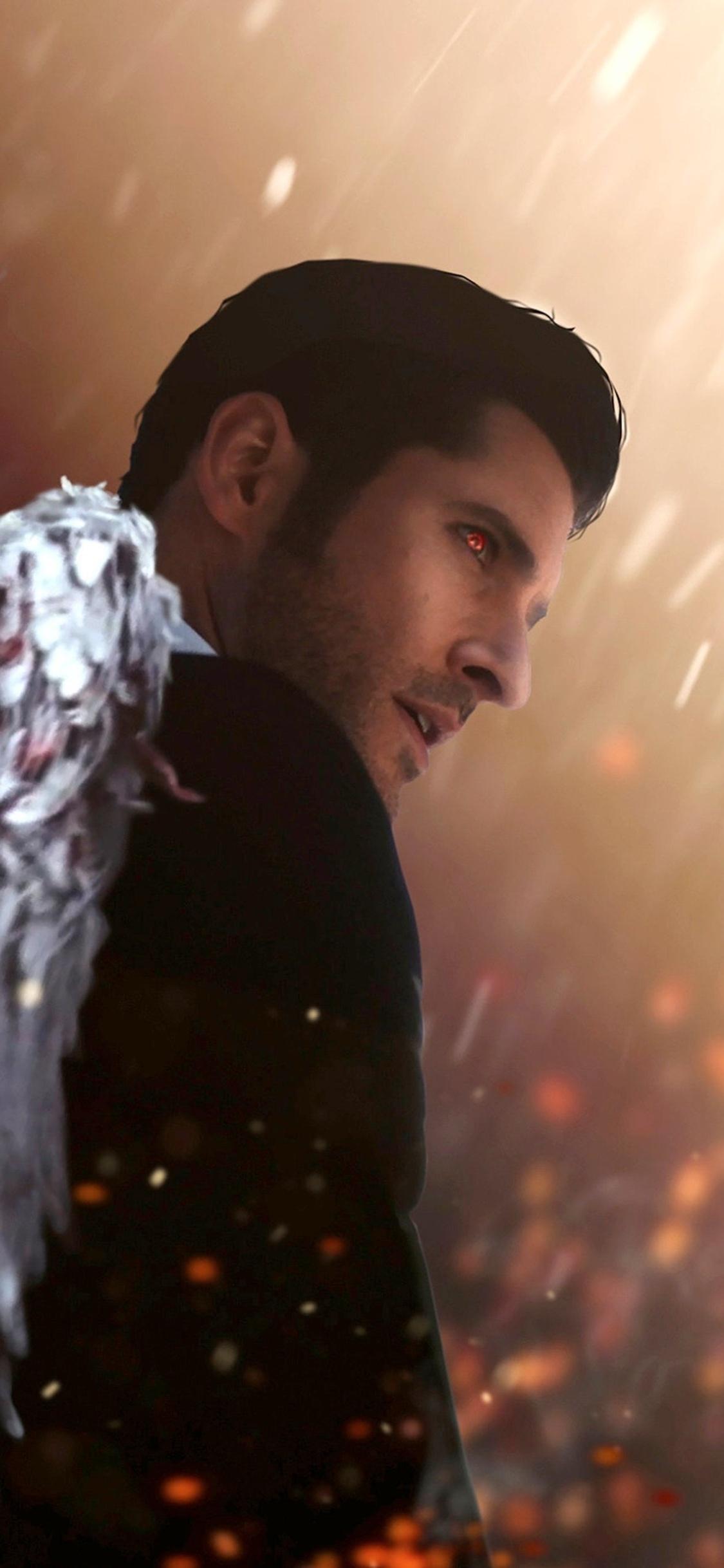 1125x2436 Lucifer Devil Wings iPhone XS, iPhone iPhone X HD 4k Wallpaper, Image, Background, Photo and Picture