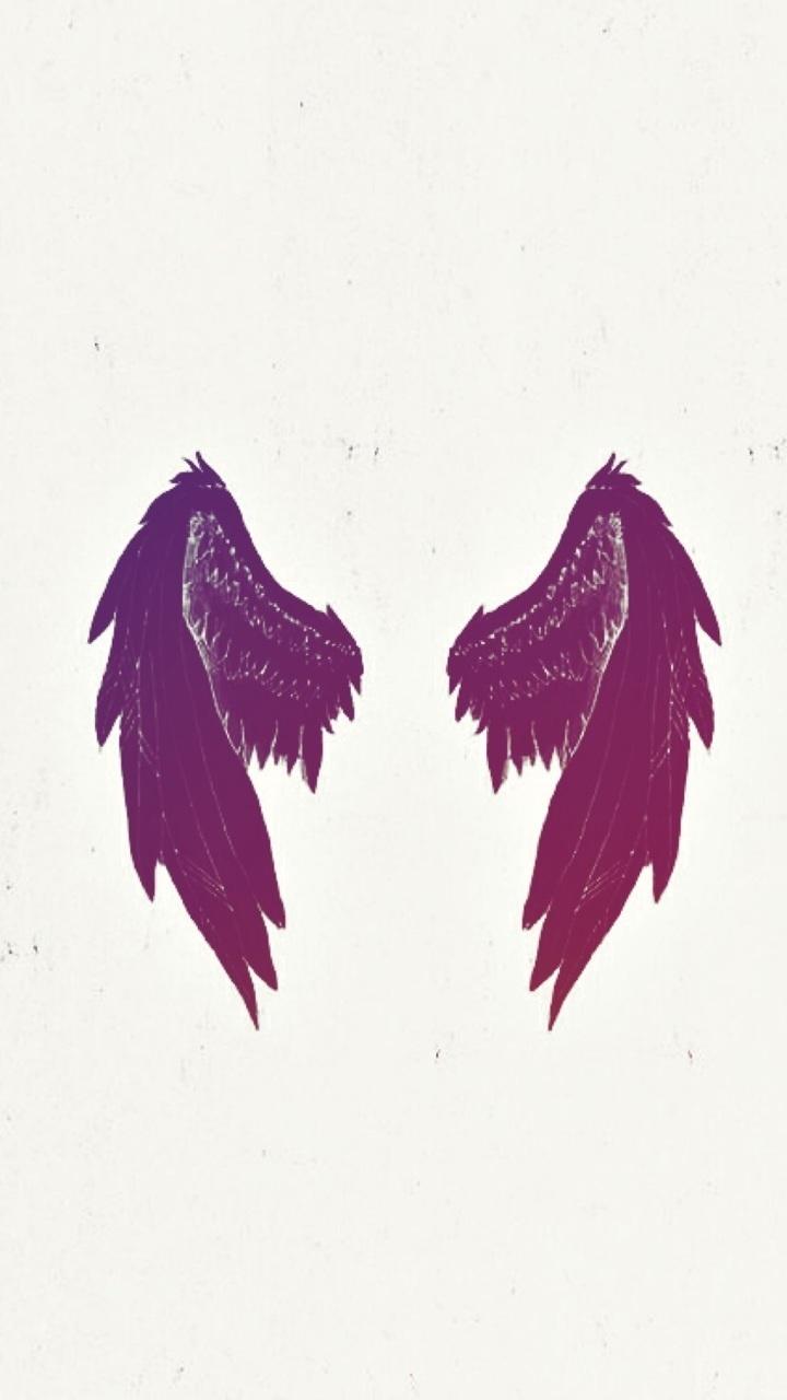 720x1280 Aesthetic iPhone Angel Wings Wallpaper