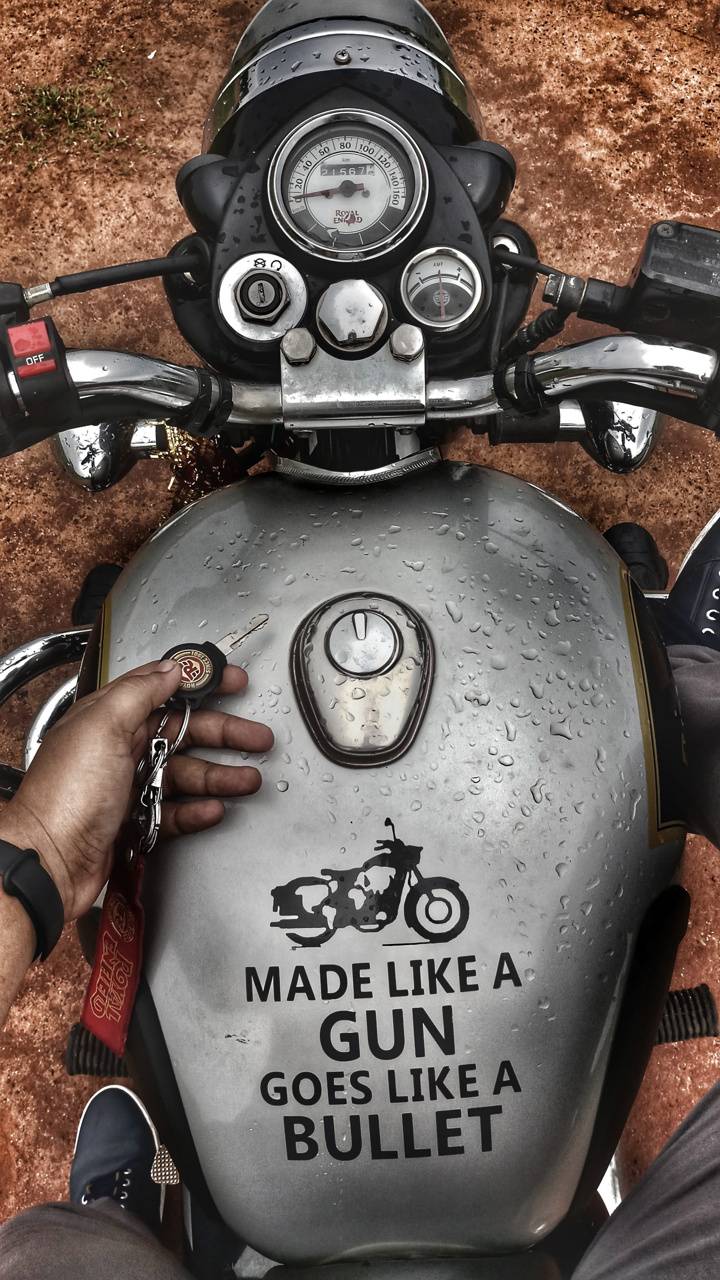 720x1280 Bullet Royal Enfield iPhone X wallpaper
