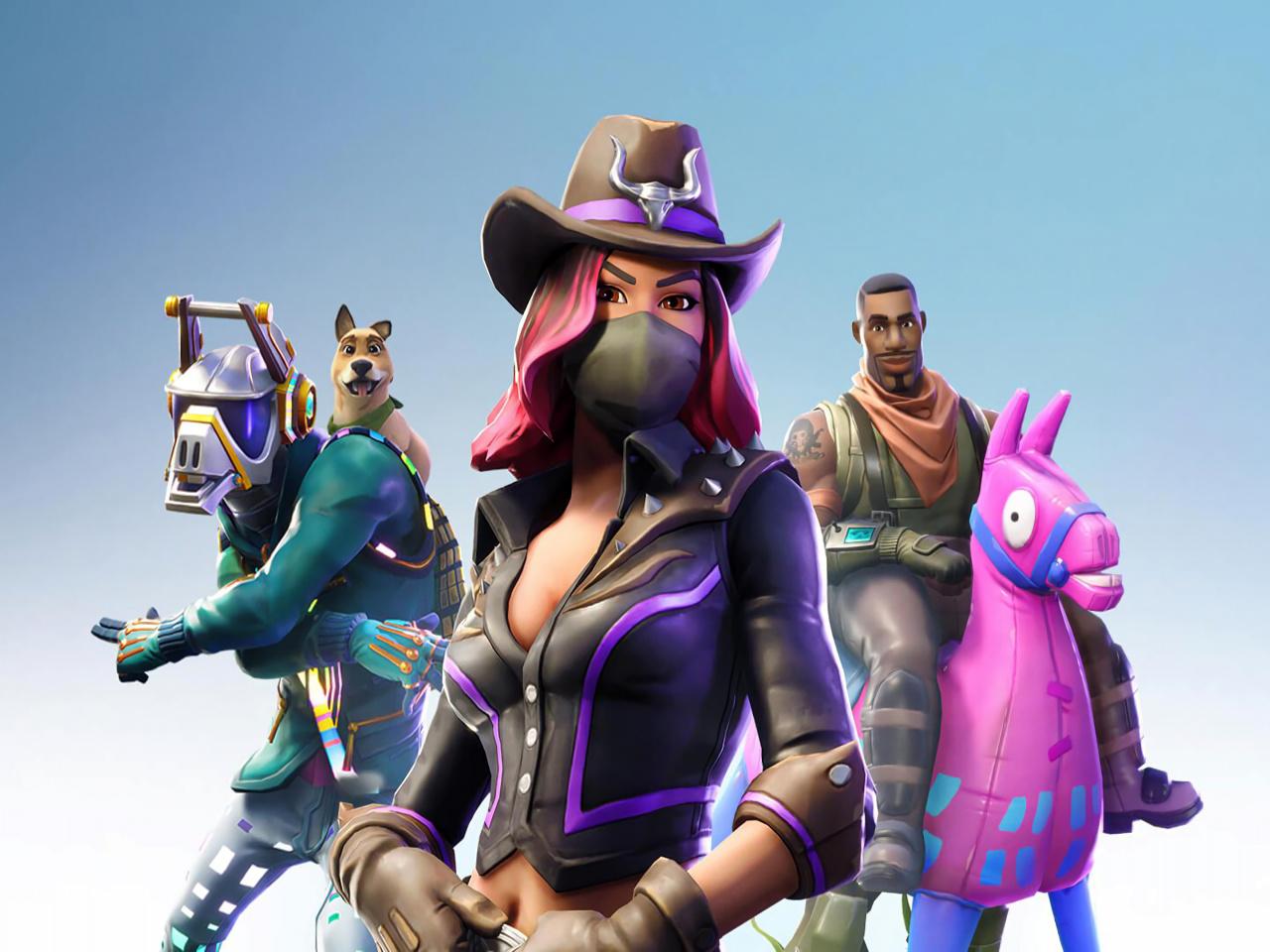 1280x960 Download Video game, Calamity, cowgirl, video game, Fortnite 2018 wallpaper, 1280x Standard 4: Fullscreen