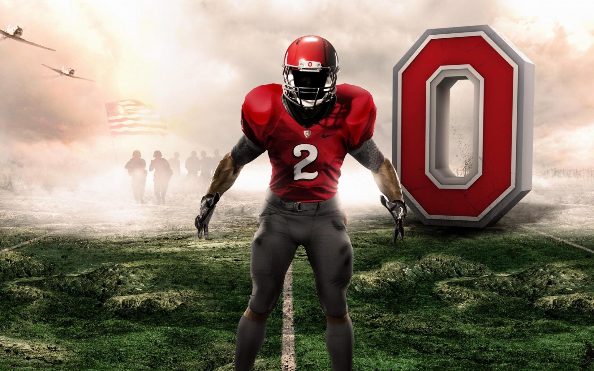 1920x1200 College Football Ohio State Nike Pro Combat College Football Player