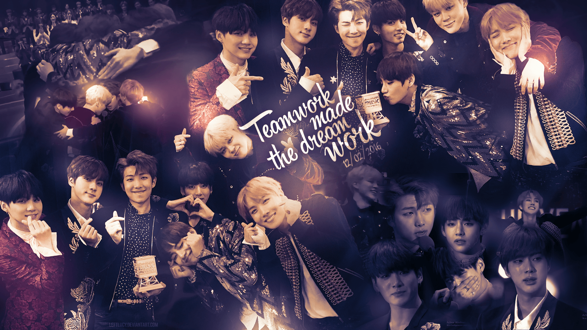 1920x1080 BTS and Wild Dark Wallpaper