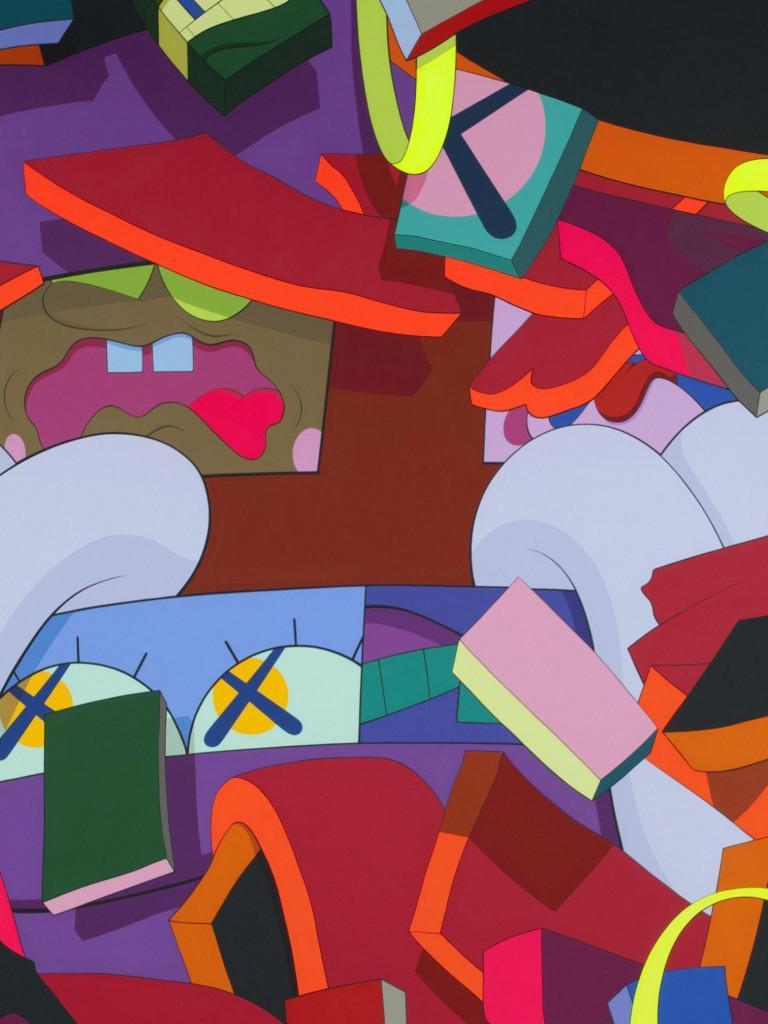768x1024 Kaws wallpaper