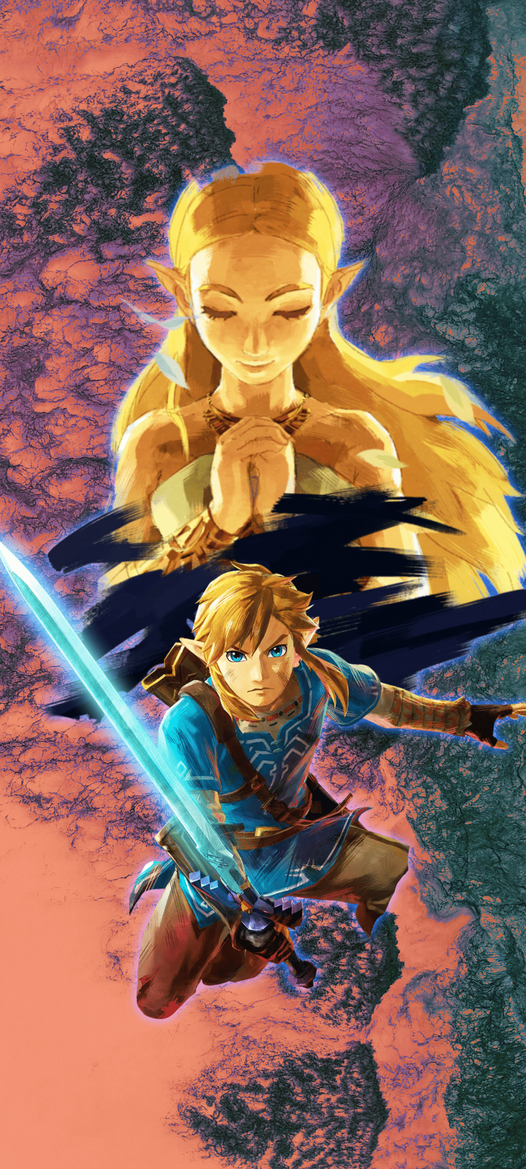 1080x2400 More Age of Calamity inspired phone wallpaper: legendofzelda