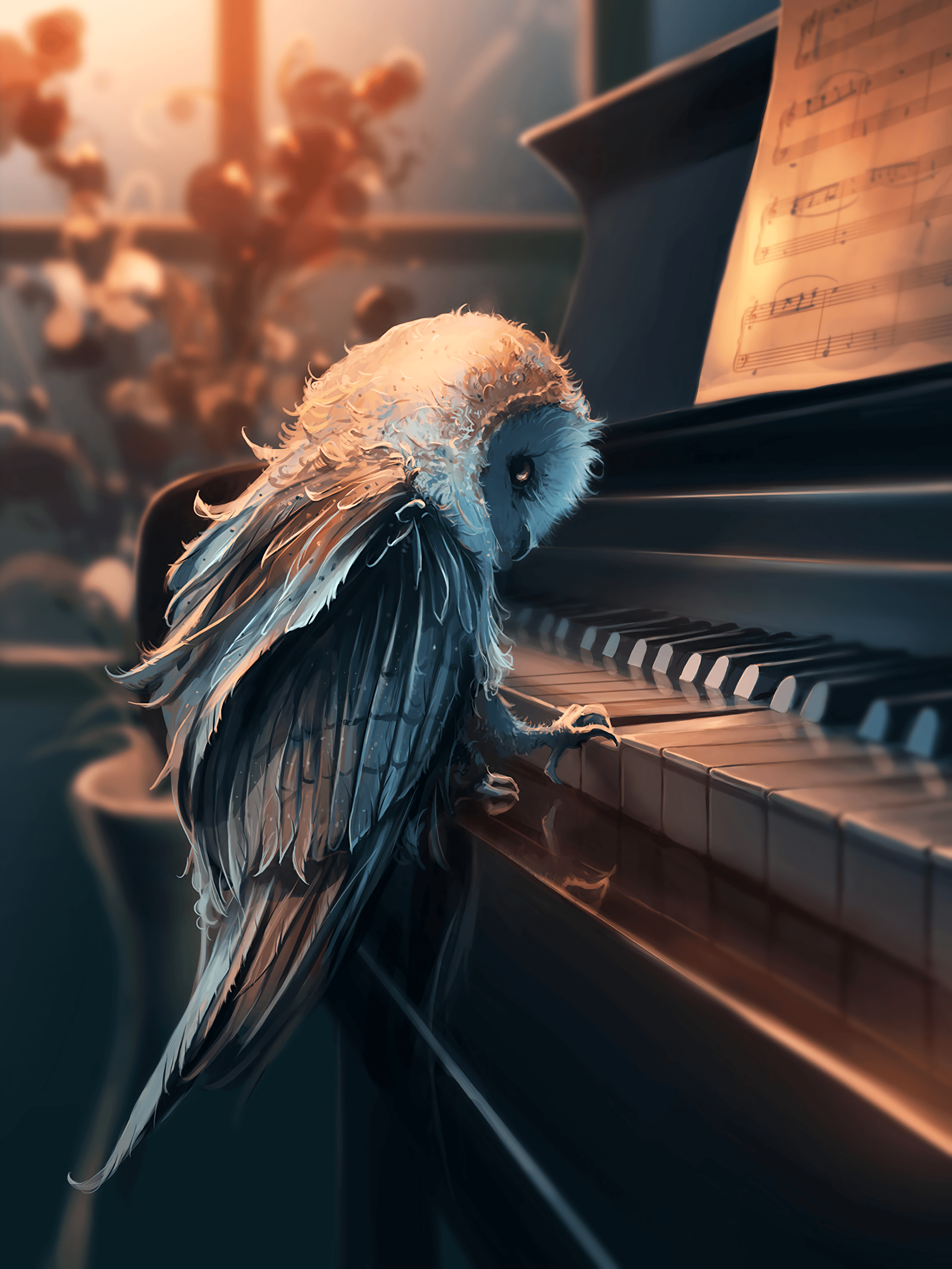 2200x2932 Piano Art Wallpaper, HD Piano Art Background