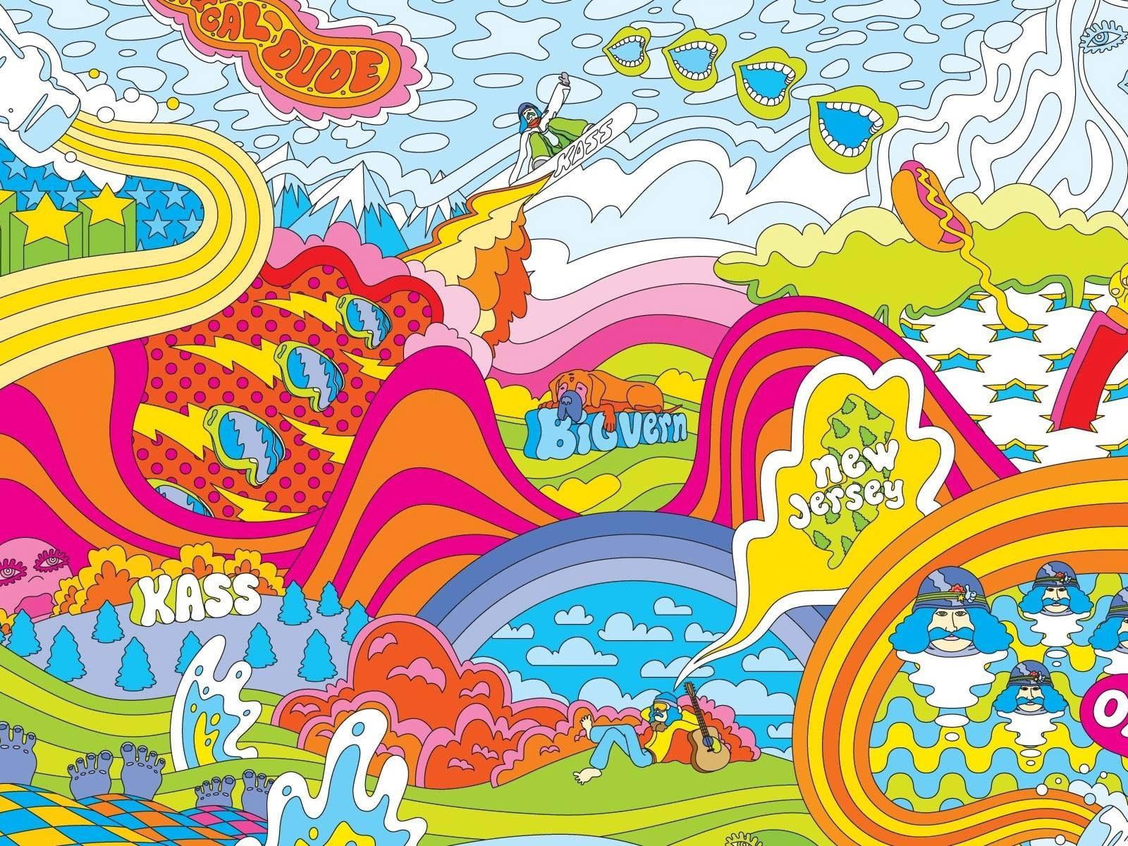 1600x1200 Hippie beautiful desktop wallpaper, multi colored, creativity, pattern • Wallpaper For You HD Wallpaper For Desktop & Mobile