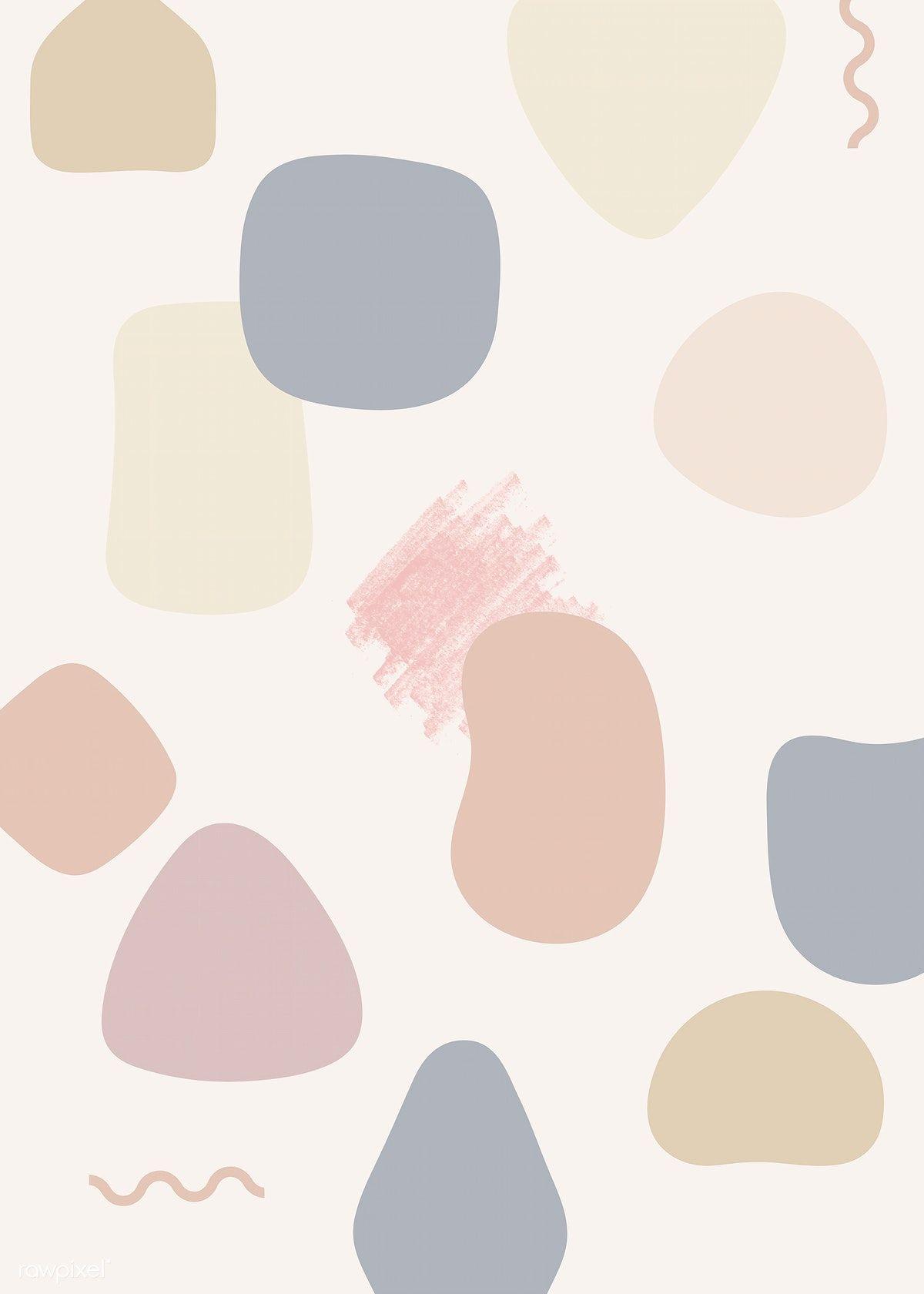 1200x1680 Aesthetic iPhone Minimalist Pastel Abstract Wallpaper