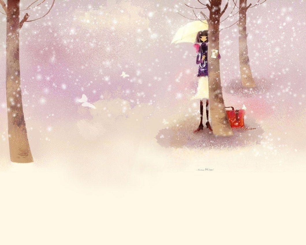 1060x848 Cute Korean Art Wallpaper