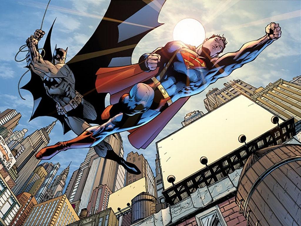 1024x768 Batman & Superman wallpaper Art Community GALLERY OF COMIC ART