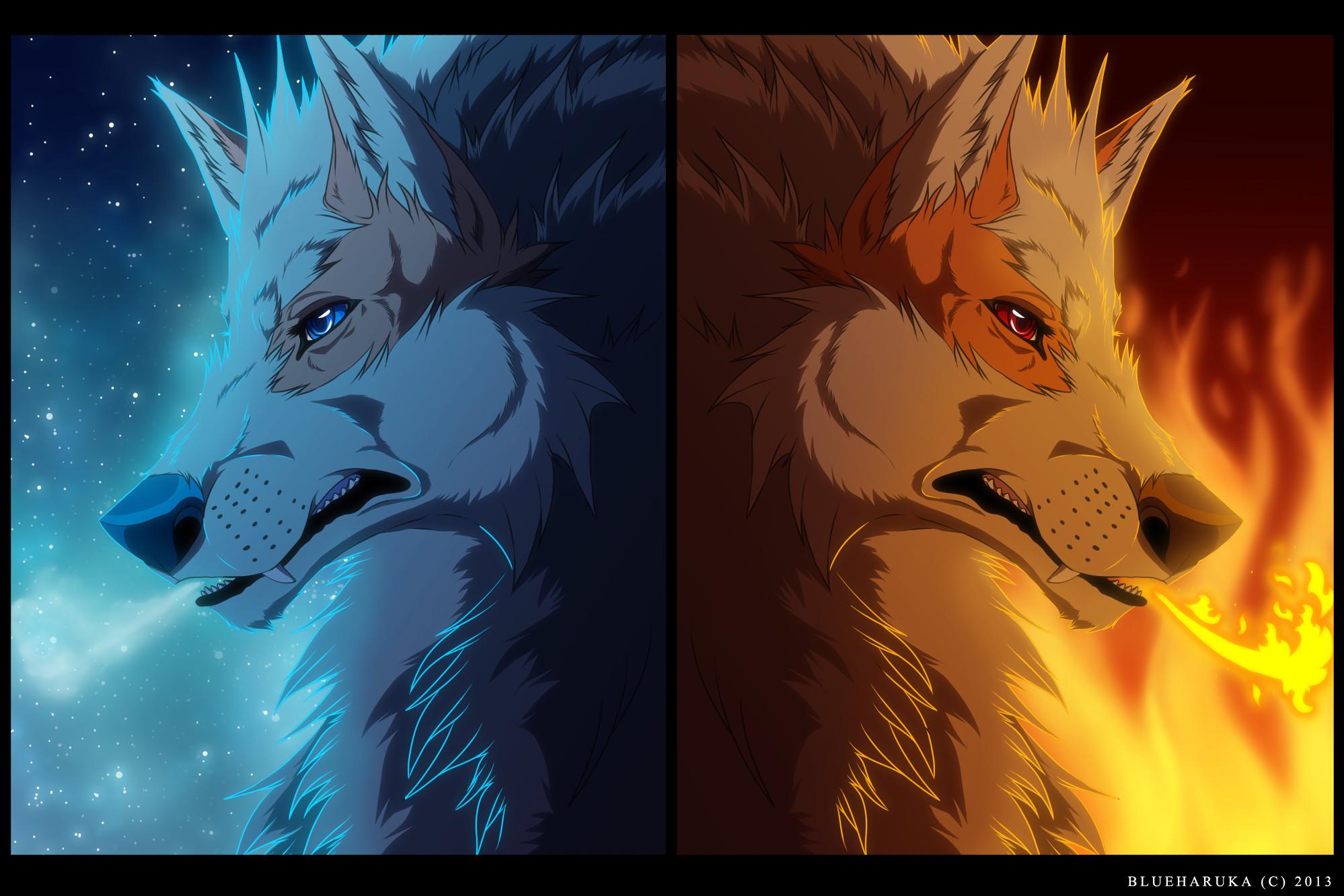 1998x1333 Cool Anime Wolf