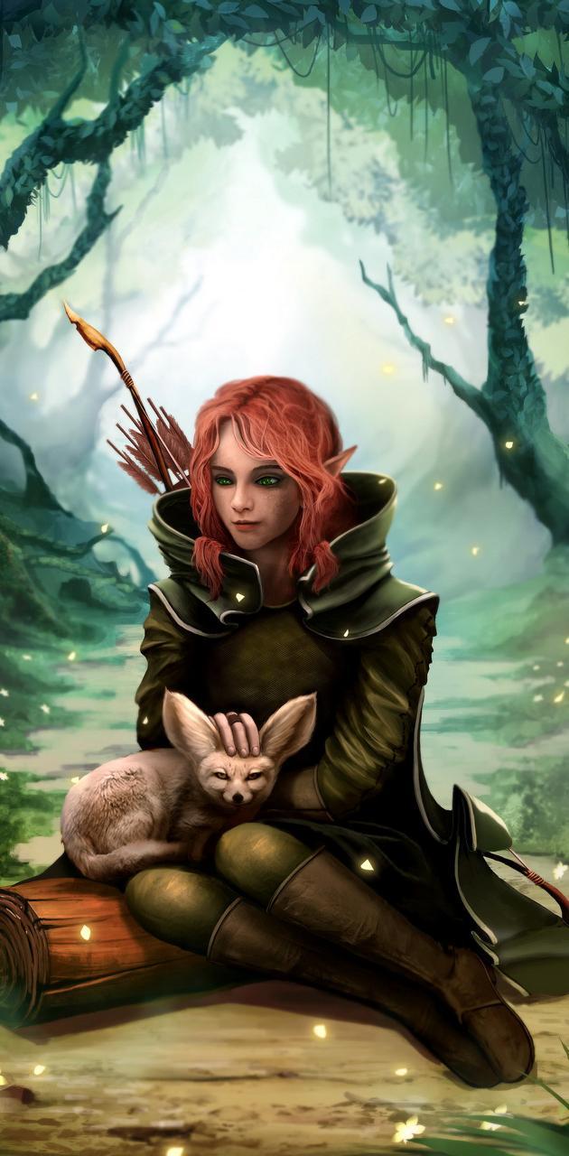 630x1280 Wood Elf wallpaper