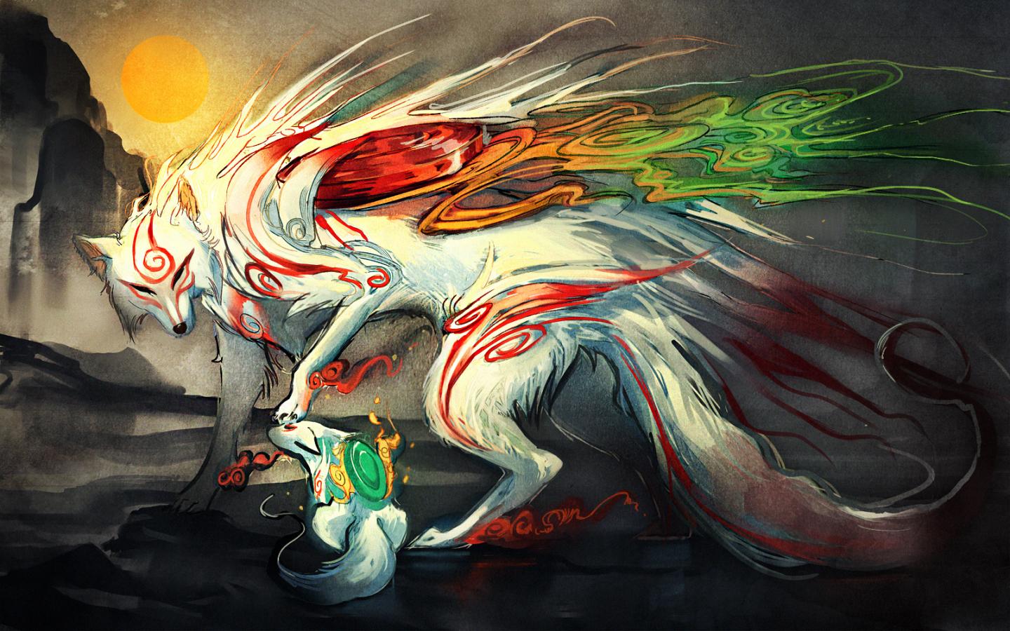 1440x900 Free download Japanese wallpaper 2 kami and Amaterasu mikami wallpaper [1600x1000] for your Desktop, Mobile & Tablet. Explore Okami Amaterasu Wallpaper. Okami Amaterasu Wallpaper, Itachi Amaterasu Wallpaper