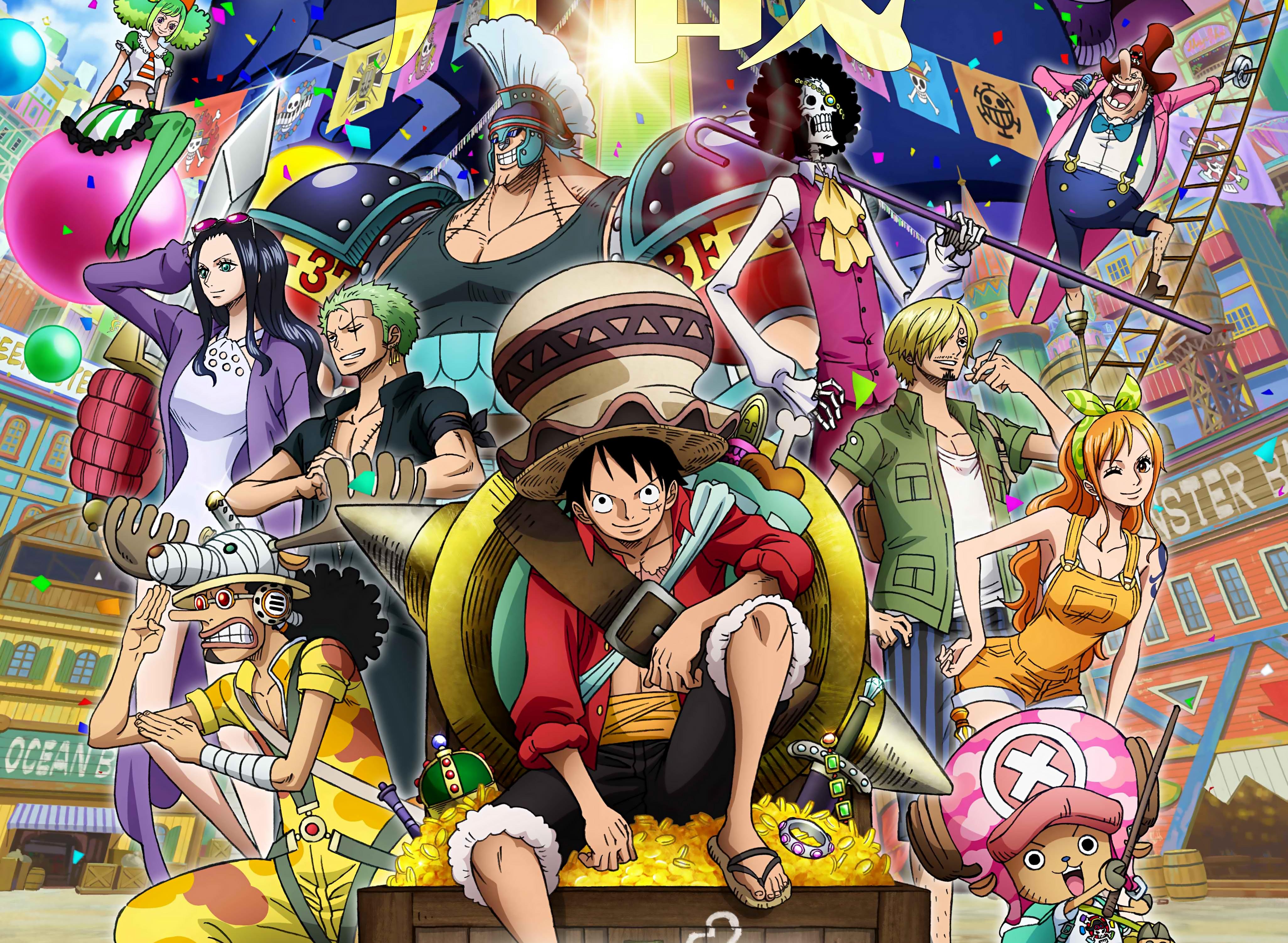4103x3004 Wallpaper Anime One Piece Characters