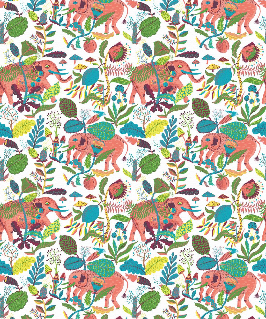 1100x1318 Elephant, Exotic & Fun Wallpaper • Maxamilism Design