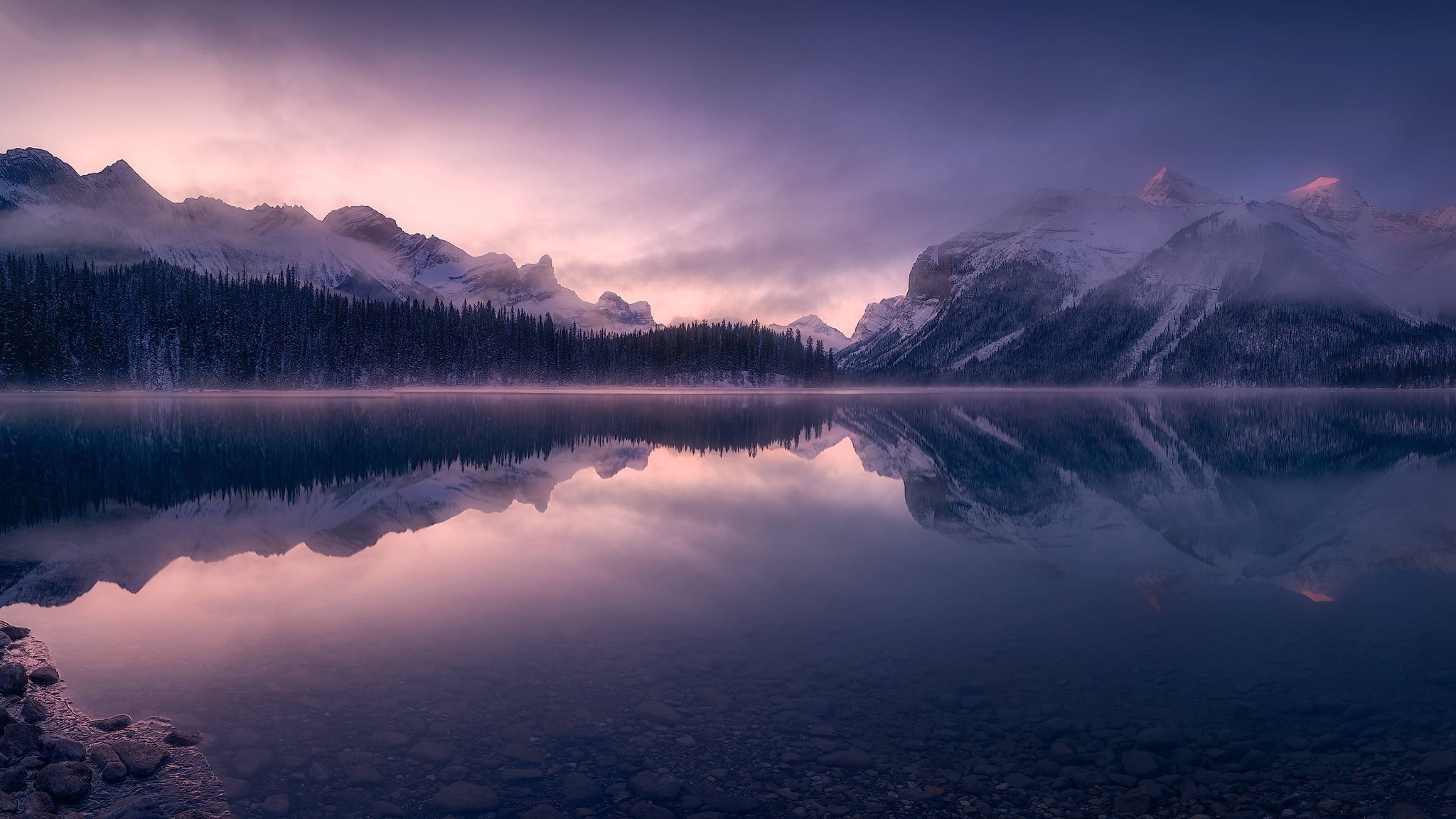 3840x2160 Ontario Mountains Reflection Lake 4K Wallpaper, HD Nature 4K Wallpaper, Image, Photo and Background