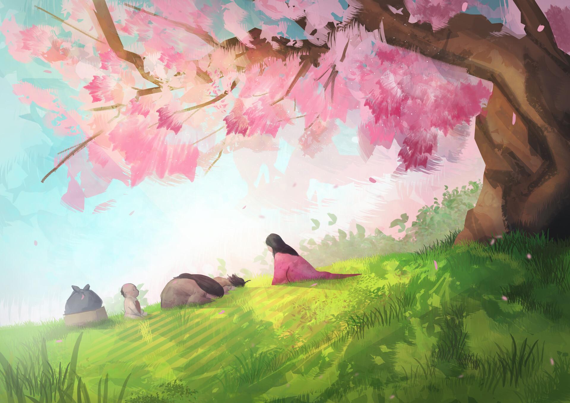 1920x1358 The Tale of Princess Kaguya, Rainer CS