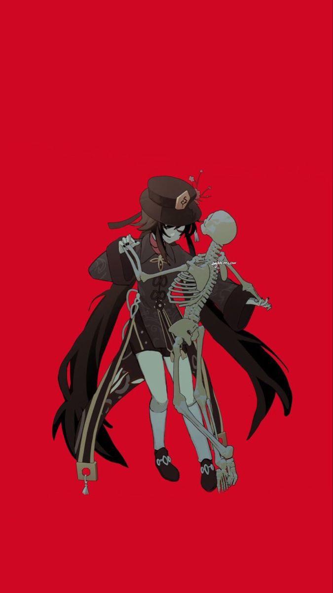675x1200 hu tao wallpaper ⁺✧. Character art, Anime wallpaper, Anime background