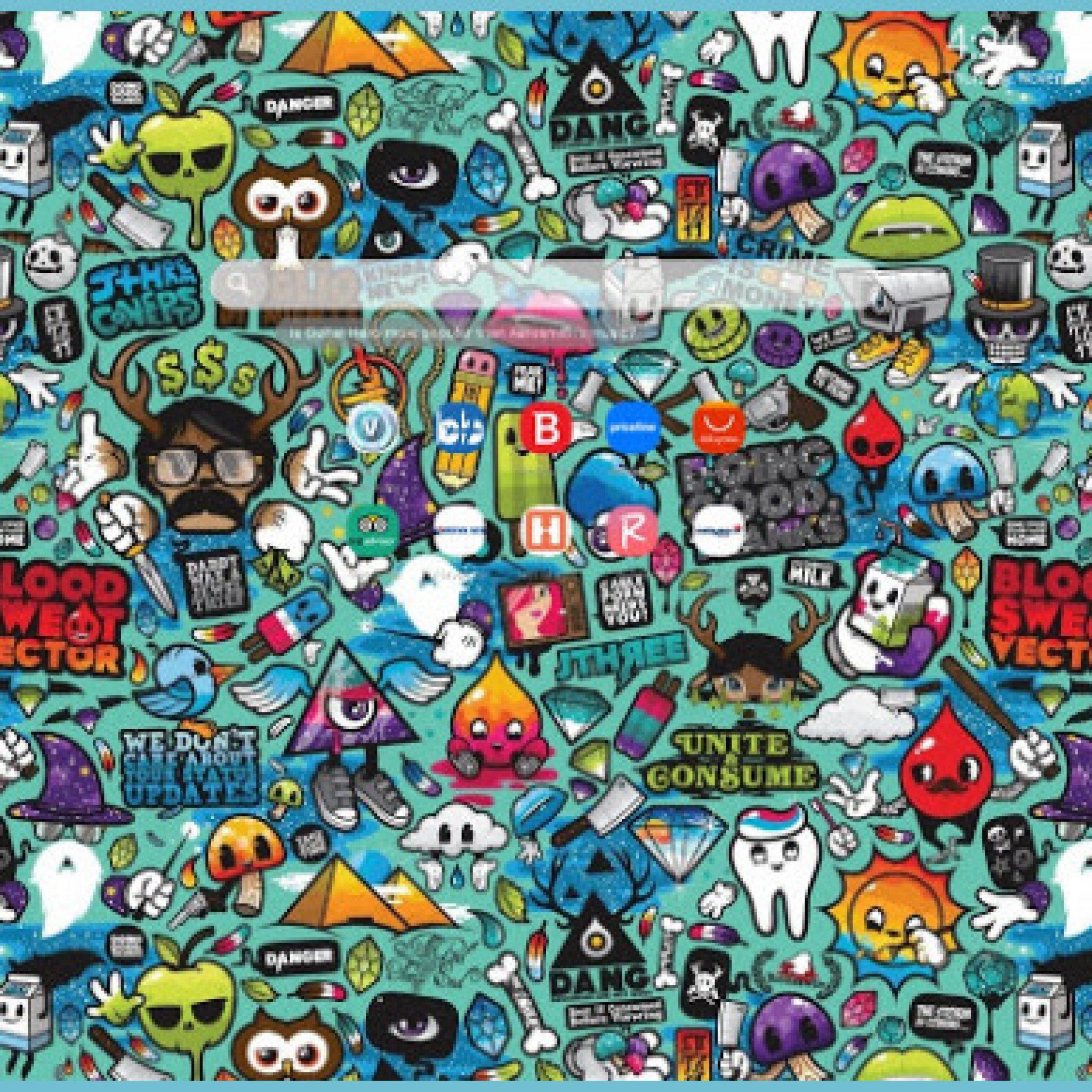 Doodle Art iPhone Wallpapers Top Free Doodle Art iPhone Backgrounds WallpaperAccess