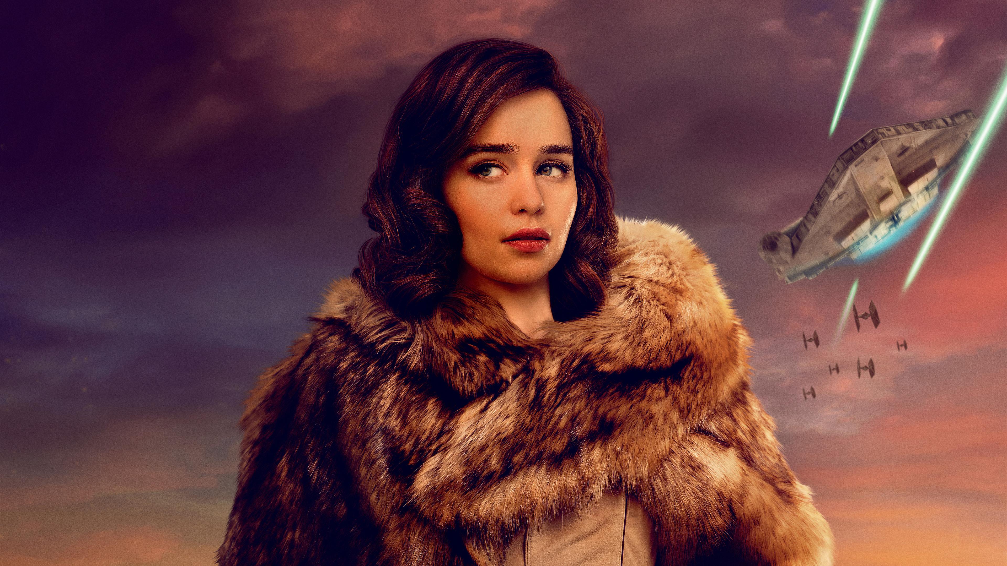 3840x2160 Wallpaper 4k Qira In Solo A Star Wars Story Movie 5k 2018 Movies Wallpaper, 4k Wallpaper, 5k Wallpaper, Emilia Clarke Wallpaper, Hd Wallpaper, Movies Wallpaper, Solo A Star Wars Story Wallpaper