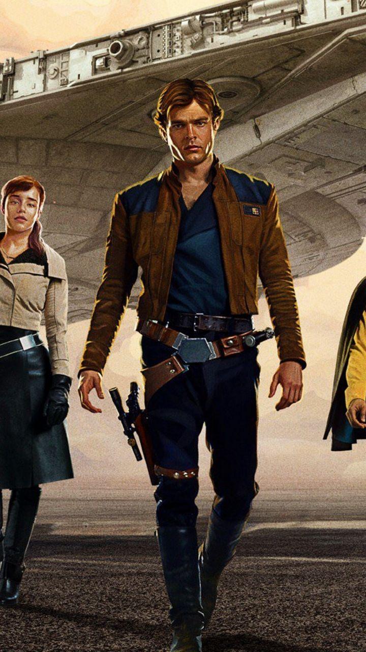 720x1280 Solo: A Star Wars Story, cast, movie, 720x1280 wallpaper. Star wars the old, War stories, Star wars