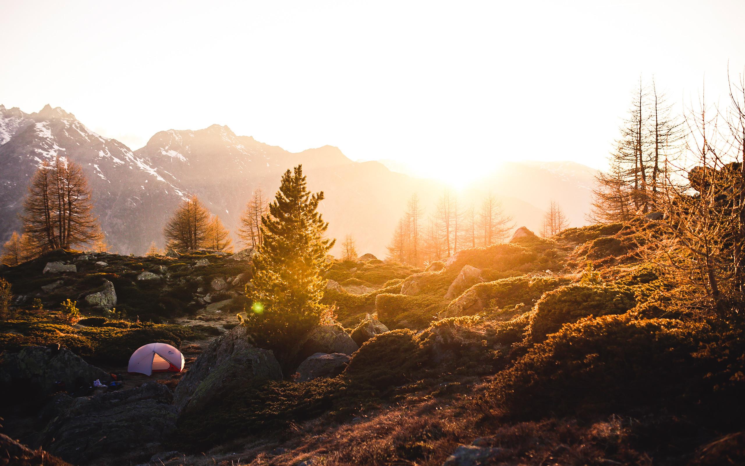 2560x1600 Camping Wallpaper background picture