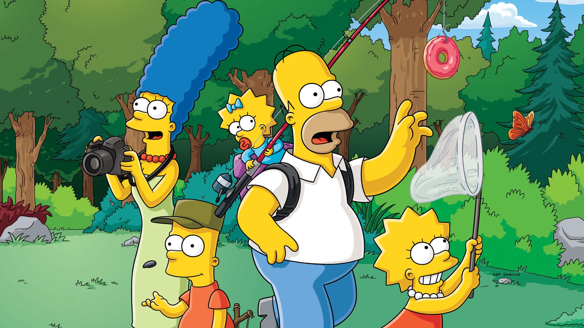1920x1080 Simpsons De Camping Wallpaper HD