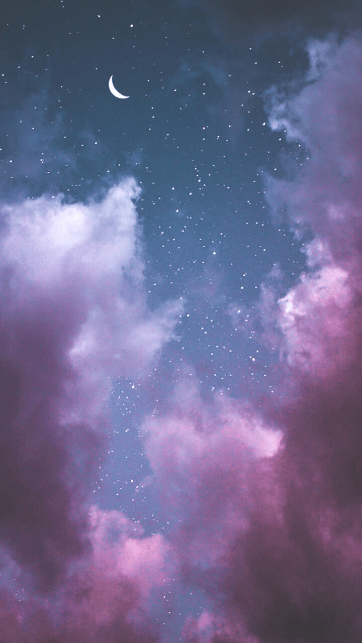 720x1280 Purple Sky Wallpaper
