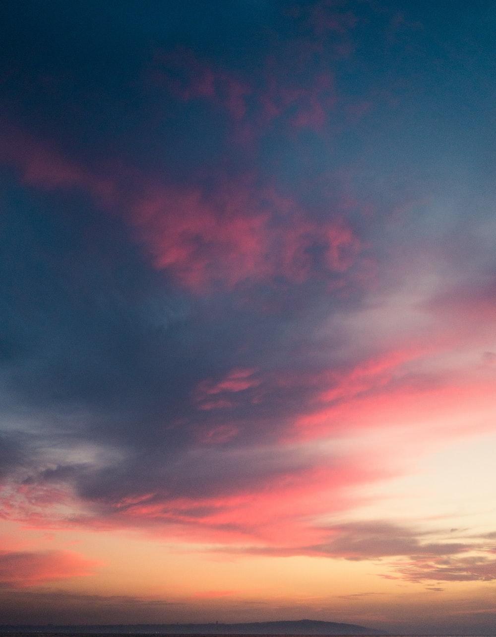 1000x1283 Pink And Blue Sky Picture. Download Free Image