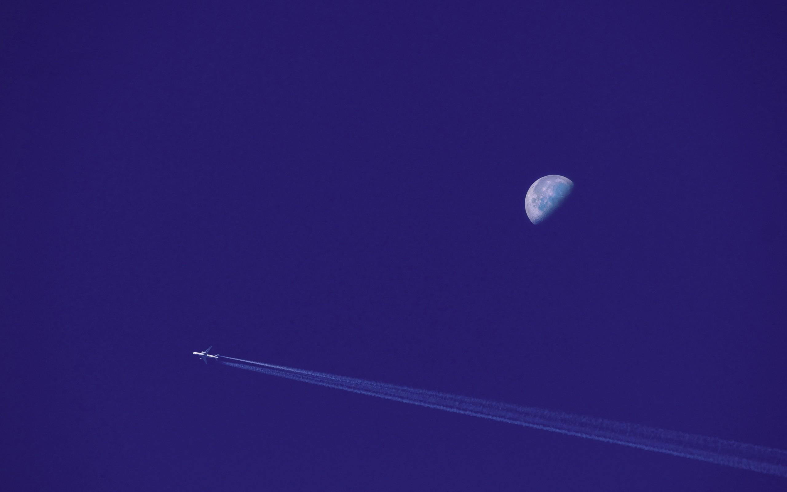 2560x1600 Jet on Blue Sky wallpaper. Jet on Blue Sky