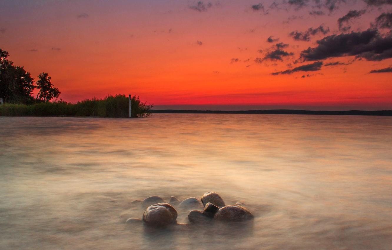 1332x850 Wallpaper nature, CA, glow, USA, North point, Treasure Island image for desktop, section пейзажи