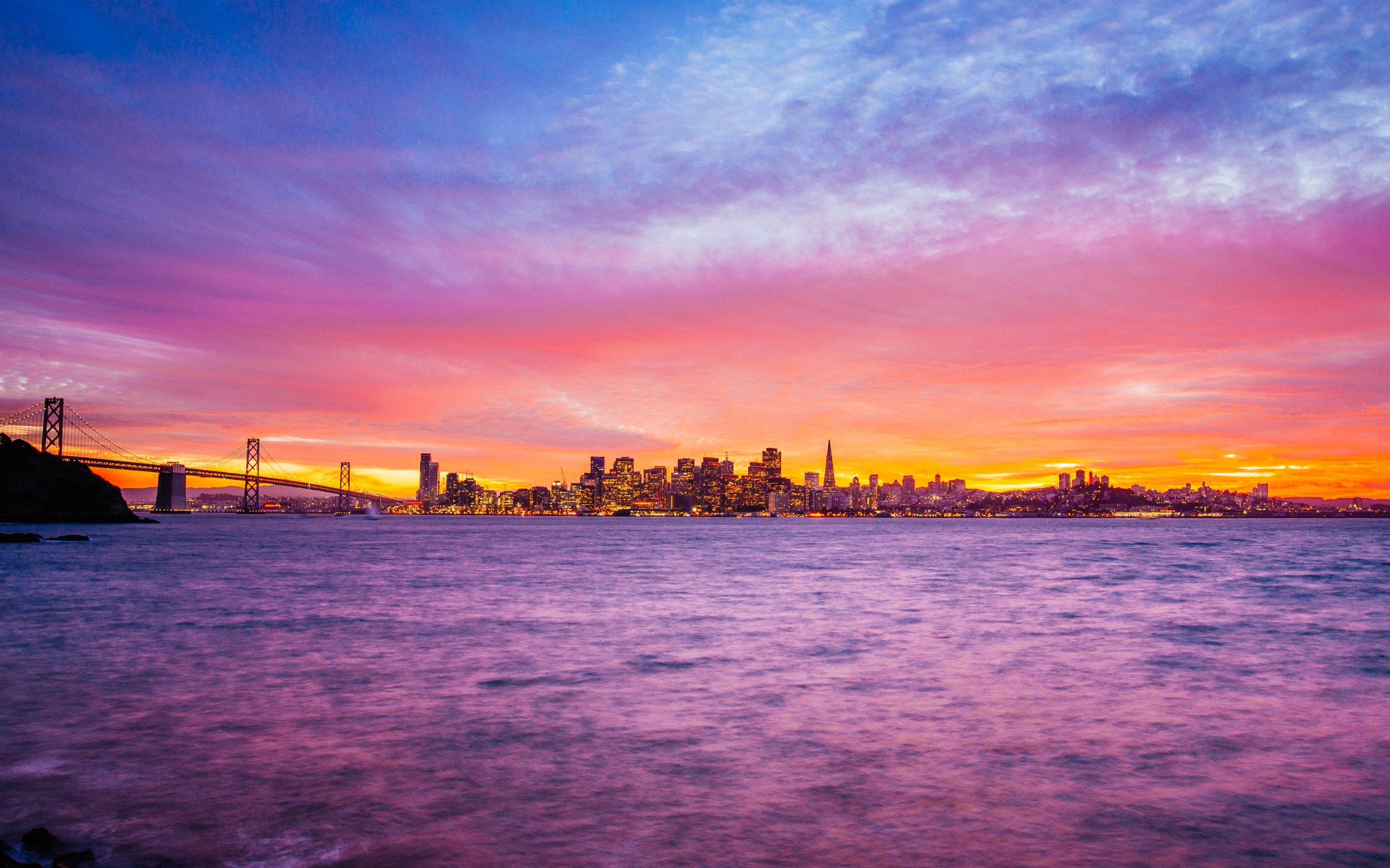 2880x1800 Free download San Francisco Treasure Island Sunset HD Wallpaper 4K Wallpaper [2880x1800] for your Desktop, Mobile & Tablet. Explore San Francisco 4K Wallpaper. San Francisco HD Wallpaper, Golden Gate HD Wallpaper