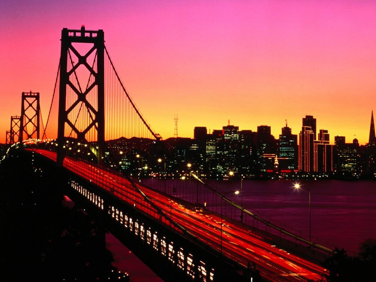 1280x960 Treasure Island View Bay Bridge San Francisco Wallpaper