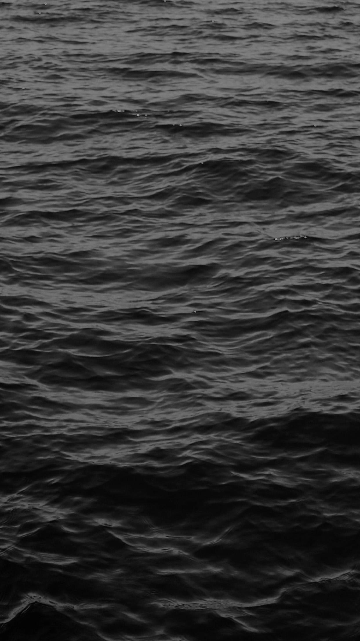 1242x2208 Full Of Water Sea Dark Bw Deep Ocean Wallpaper