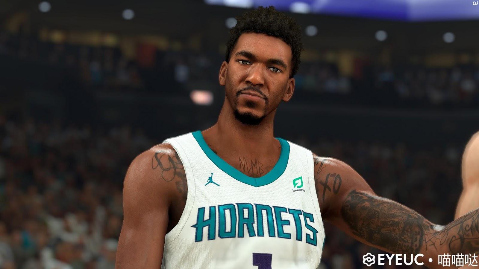 1600x900 Malik Monk Face, Hair And Body Model by ViŋCenTk̚.喵 [FOR 2K20] 2K Updates, Roster Update, Cyberface, Etc