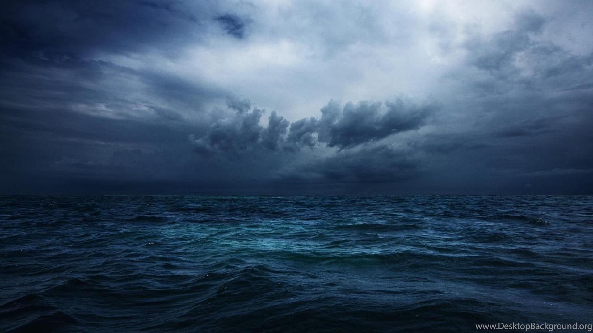 1920x1080 Dark Ocean Background Desktop Background