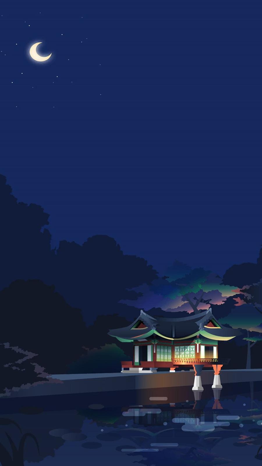 900x1600 Wallpaper For Cartoon House