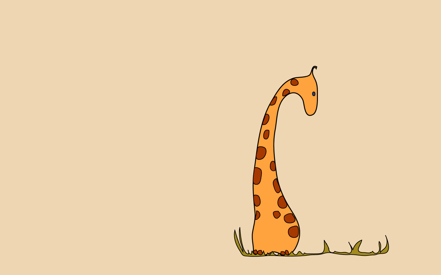 1440x900 Giraffe wallpaperx900