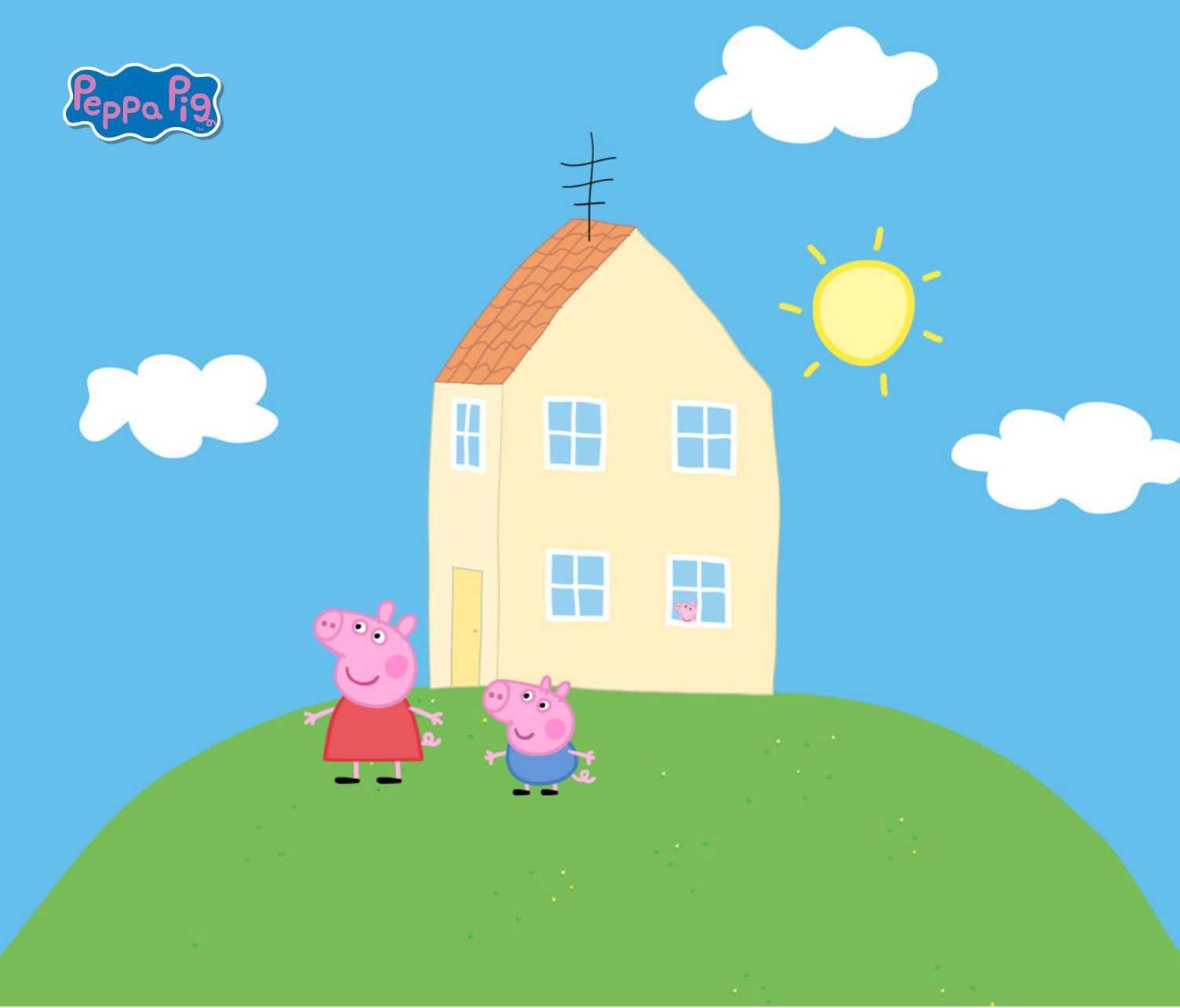 1504x1284 Peppa Pig House Wallpaper