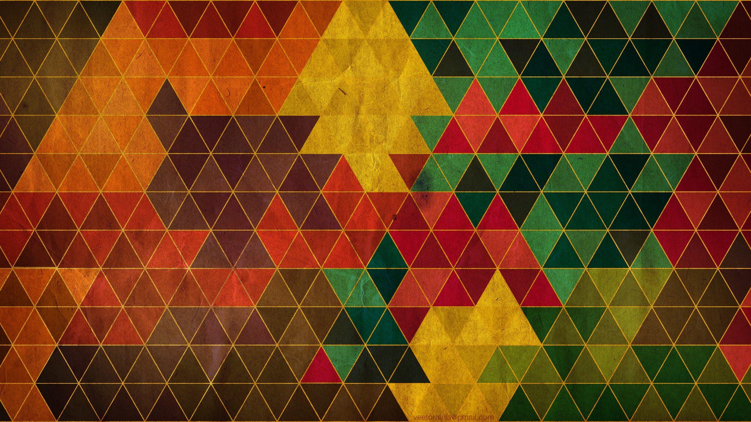 2560x1440 Triangle wallpaperx1440