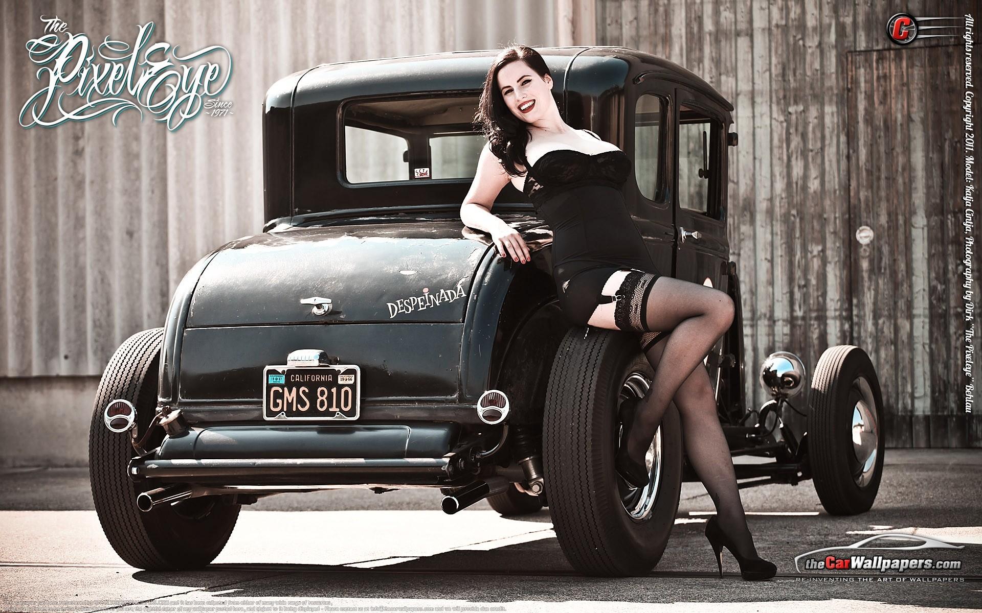 1920x1200 Rat Rod Girls