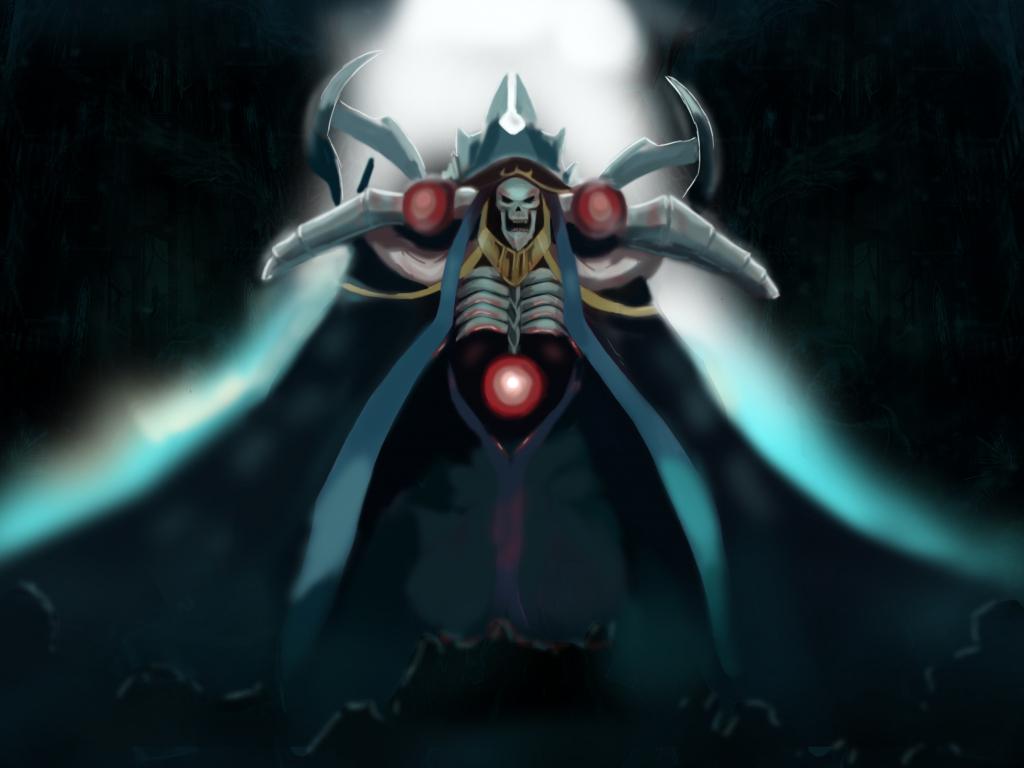 1024x768 Desktop wallpaper artwork, ainz ooal gown, king, anime, HD image, picture, background, da4bcd