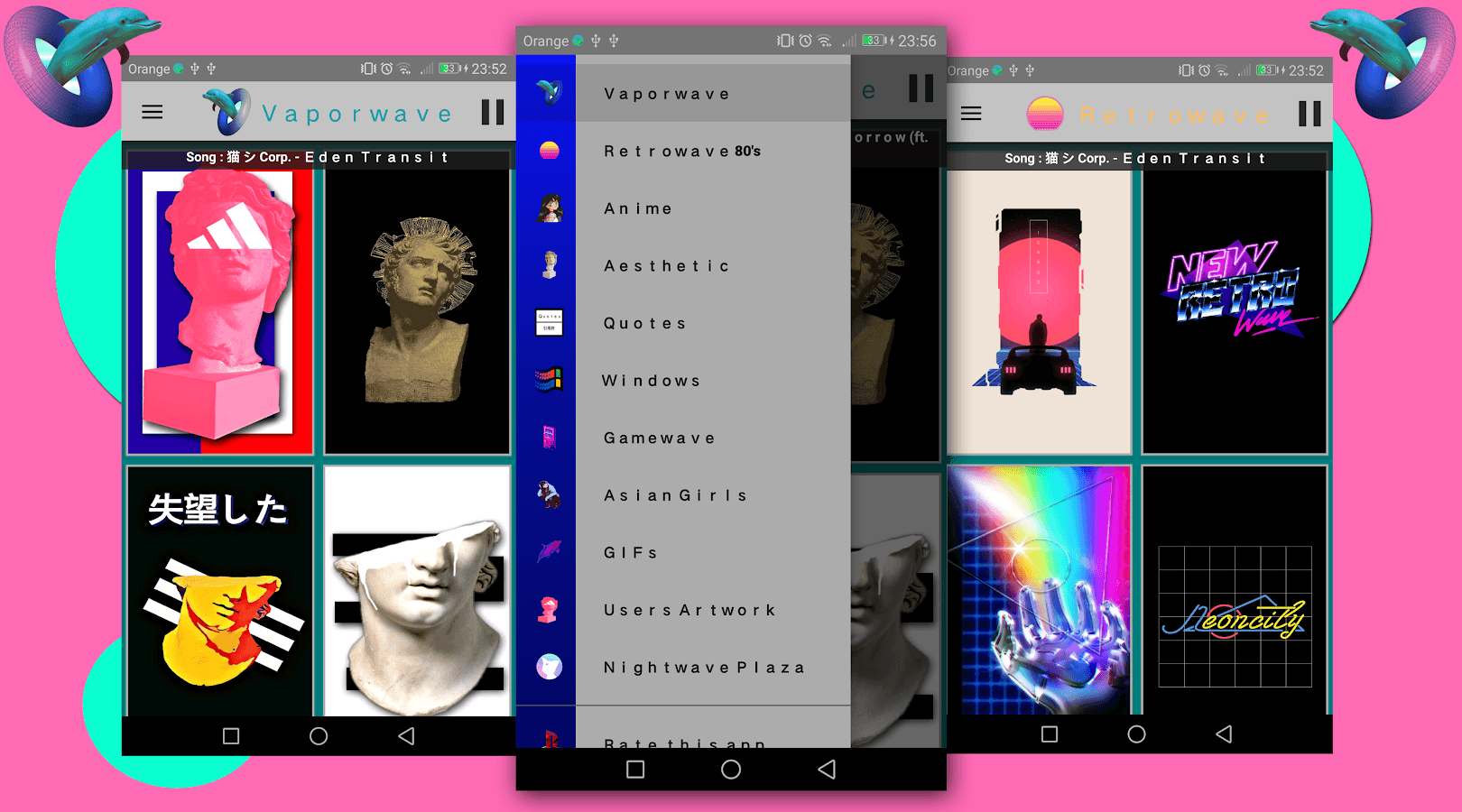 1620x900 Vaporwave Wallpaper
