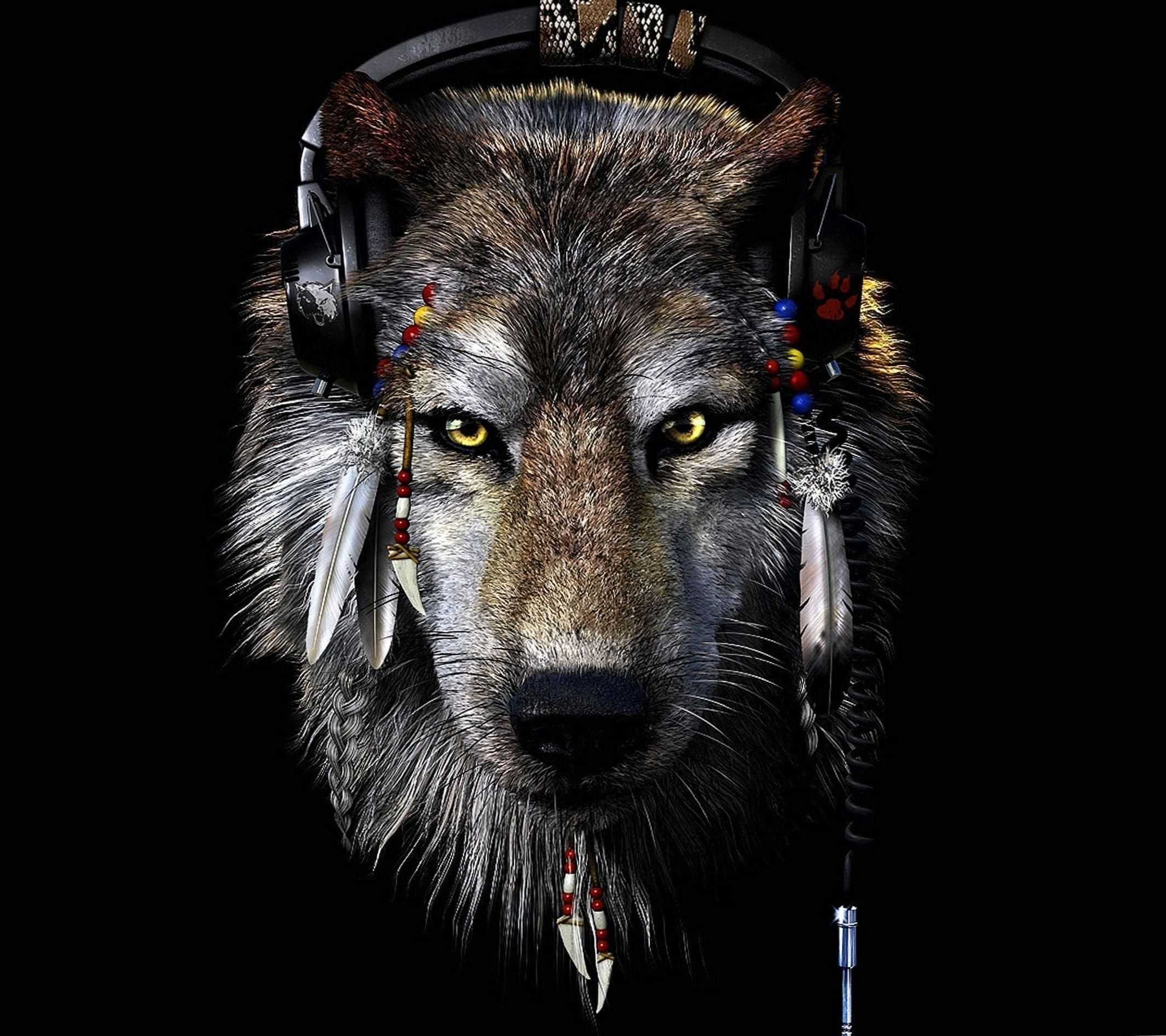2130x1893 Wallpaper HD Dark Wolf Wallpaper.pro