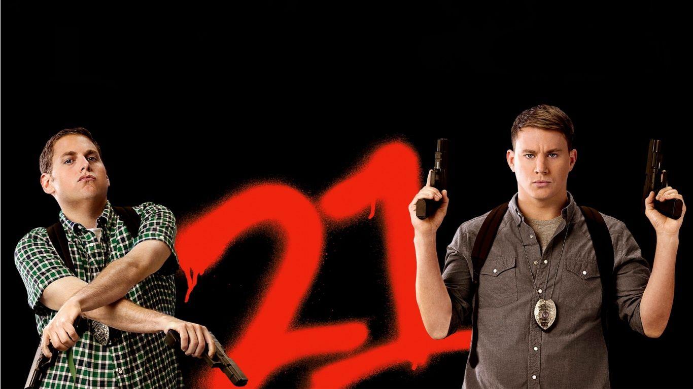 1366x768 Jonah Hill & Channing Tatum in 21 Jump Street movie #wallpaper #photos jump street, 22 jump street, Movie wallpaper