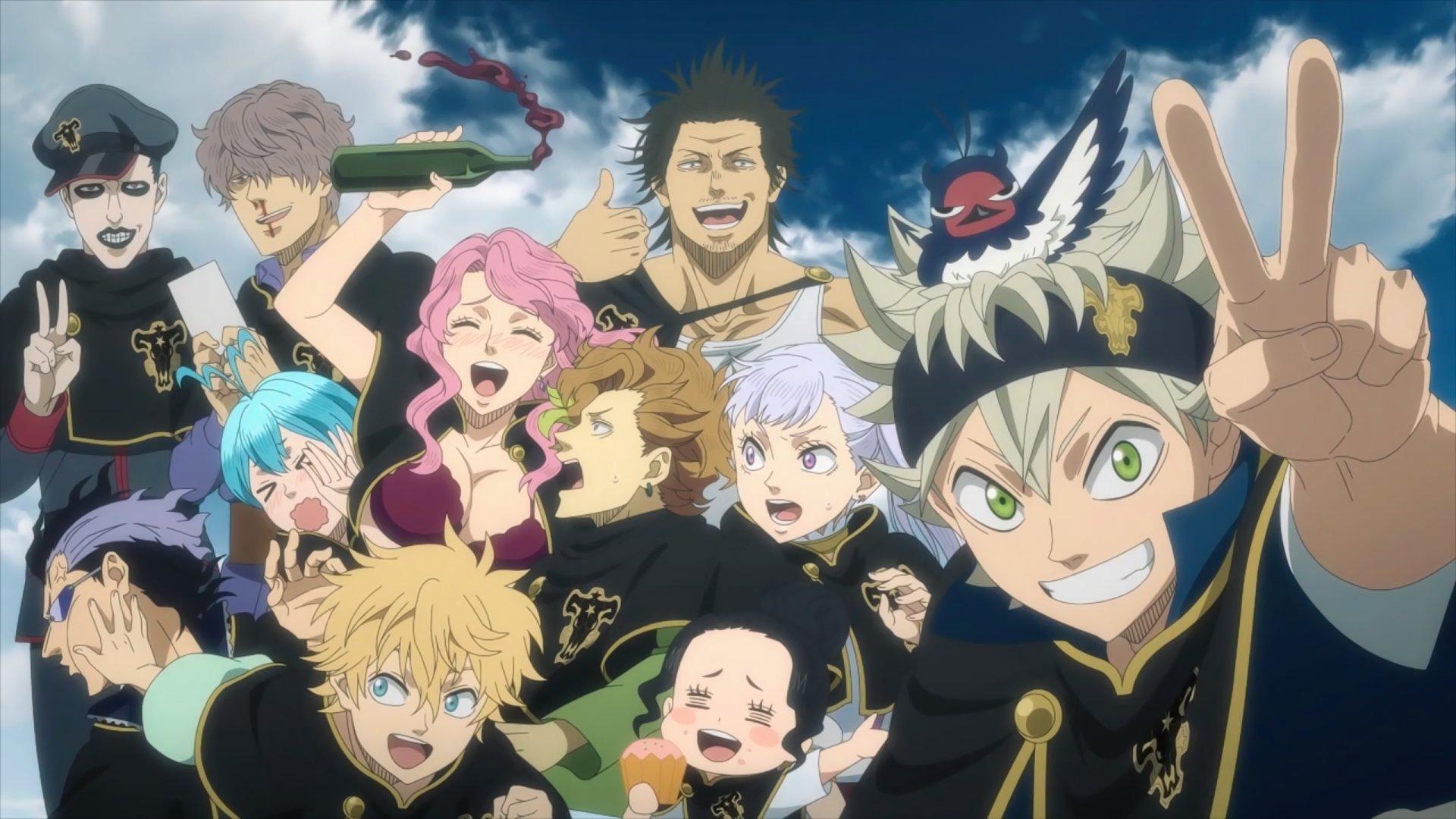 1920x1080 Black Clover Anime HD Wallpaper Featuring Asta and the Squad
