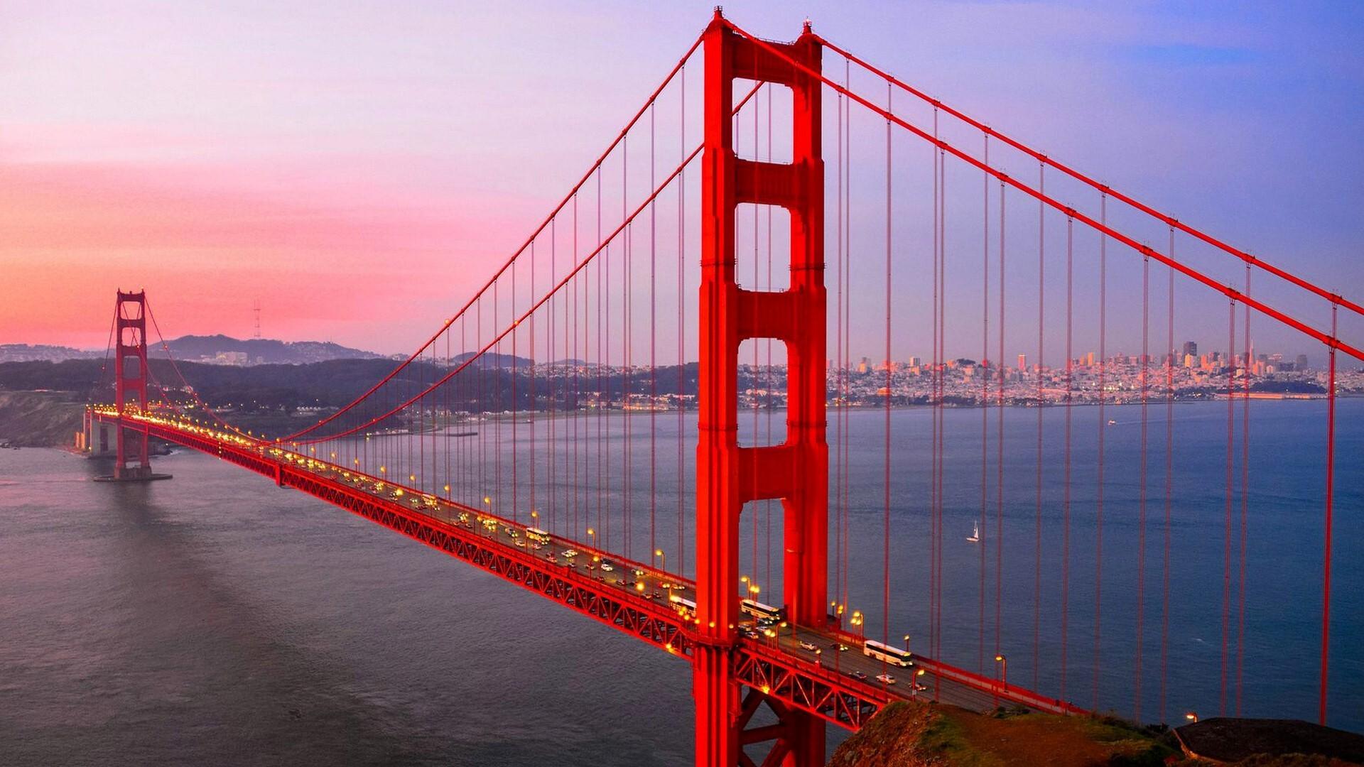 1920x1080 Popular Golden Gate Bridge in San Francisco California HD Desktop Background Wallpaper