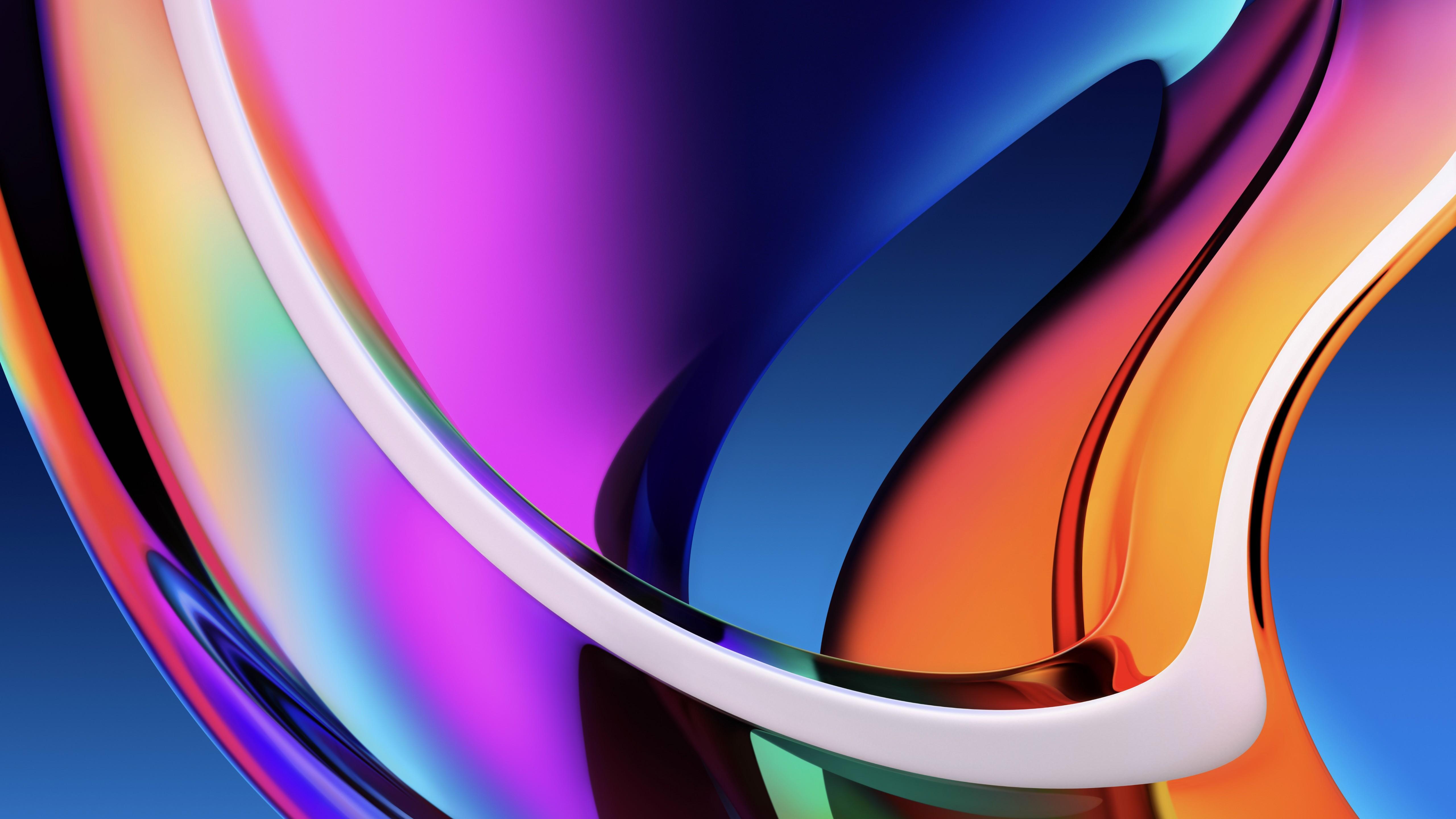 5120x2880 Wallpaper macOS Big Sur, Iridescence, Apple October 2020 Event, 5K, OS